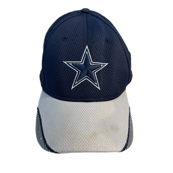 New Era Other - Dallas Cowboys 39 Thirty Hat New Era NFL Blue Gray L-XL Striped Brim Embroidered